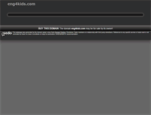 Tablet Screenshot of eng4kids.com